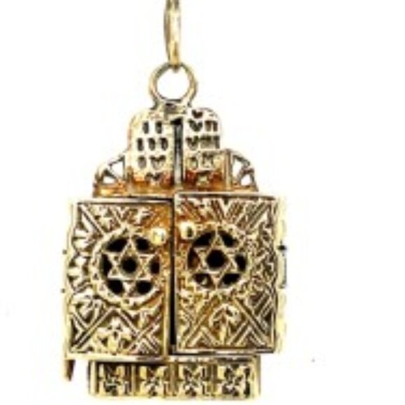 GOD's Holy 10 Commandments 14K Spectacular...Scroll Revealed Inside